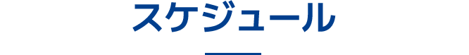 スケジュール